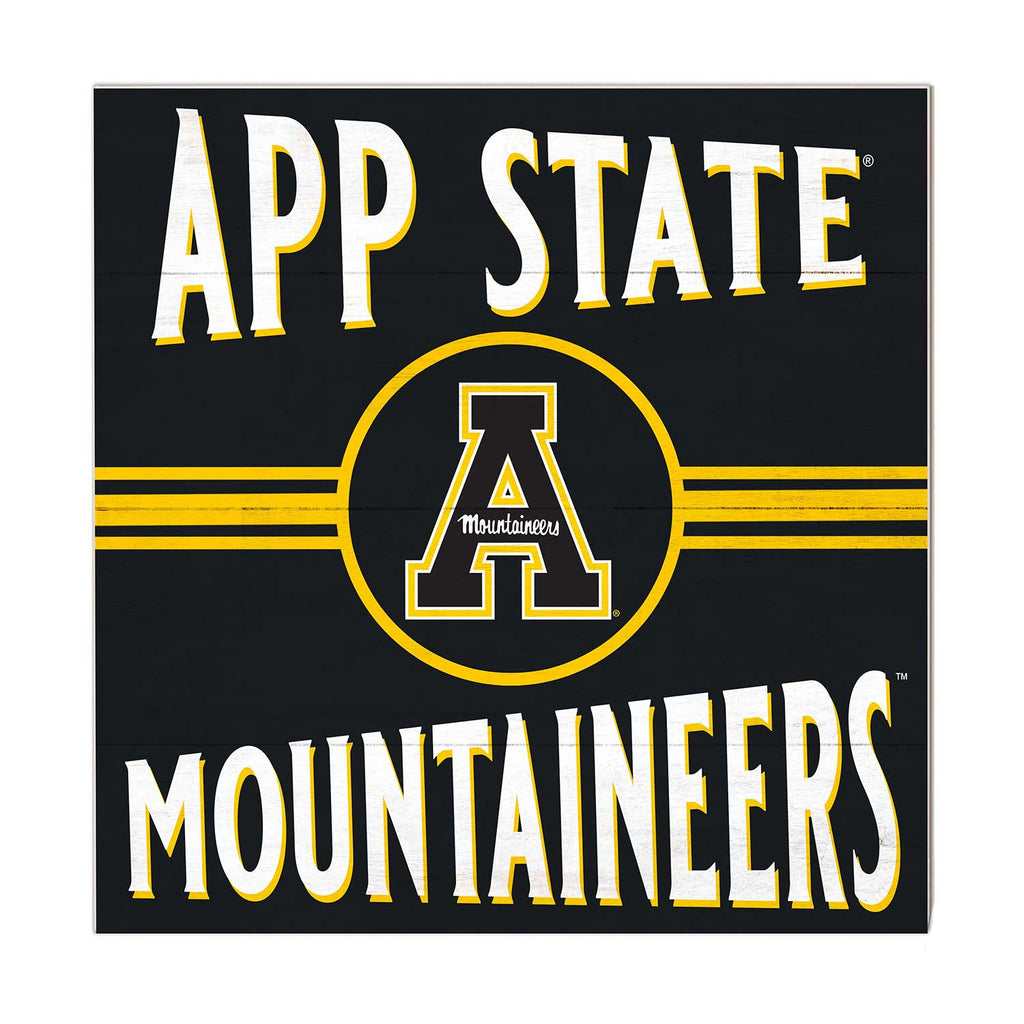 10x10 Retro Team Sign Appalachian State Mountaineers