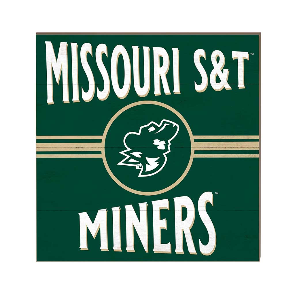 10x10 Retro Team Sign Missouri S&T Miners