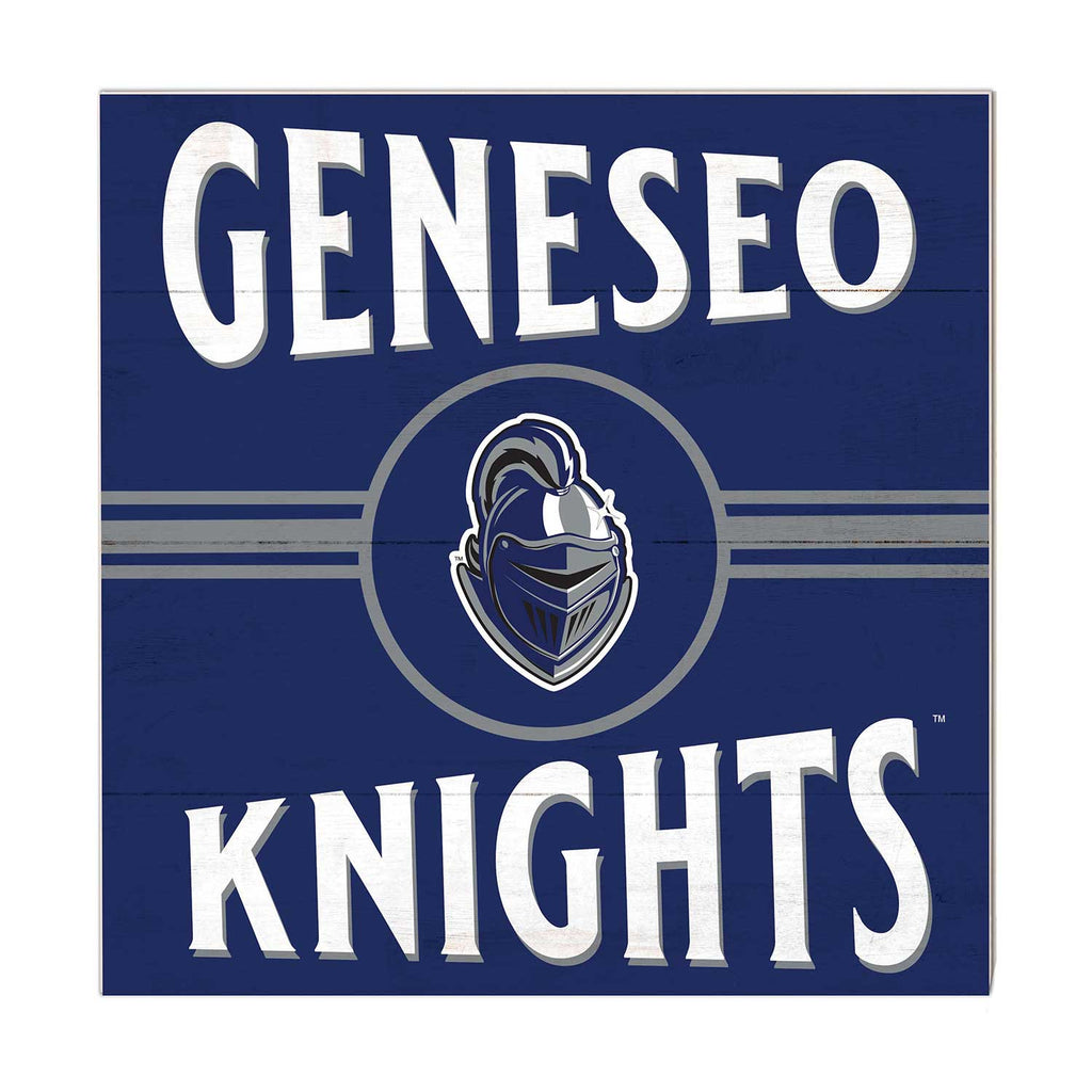 10x10 Retro Team Sign Geneseo State University Knights
