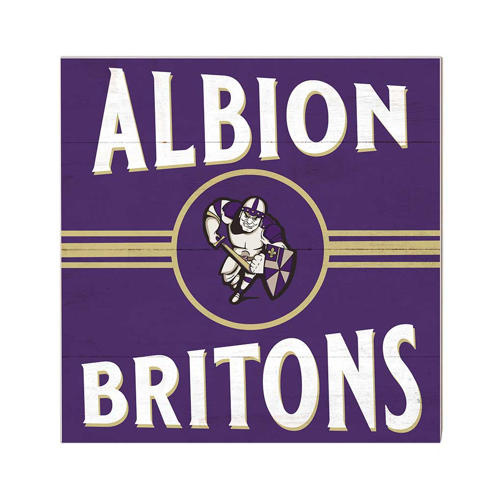 10x10 Retro Team Sign Albion College Britons