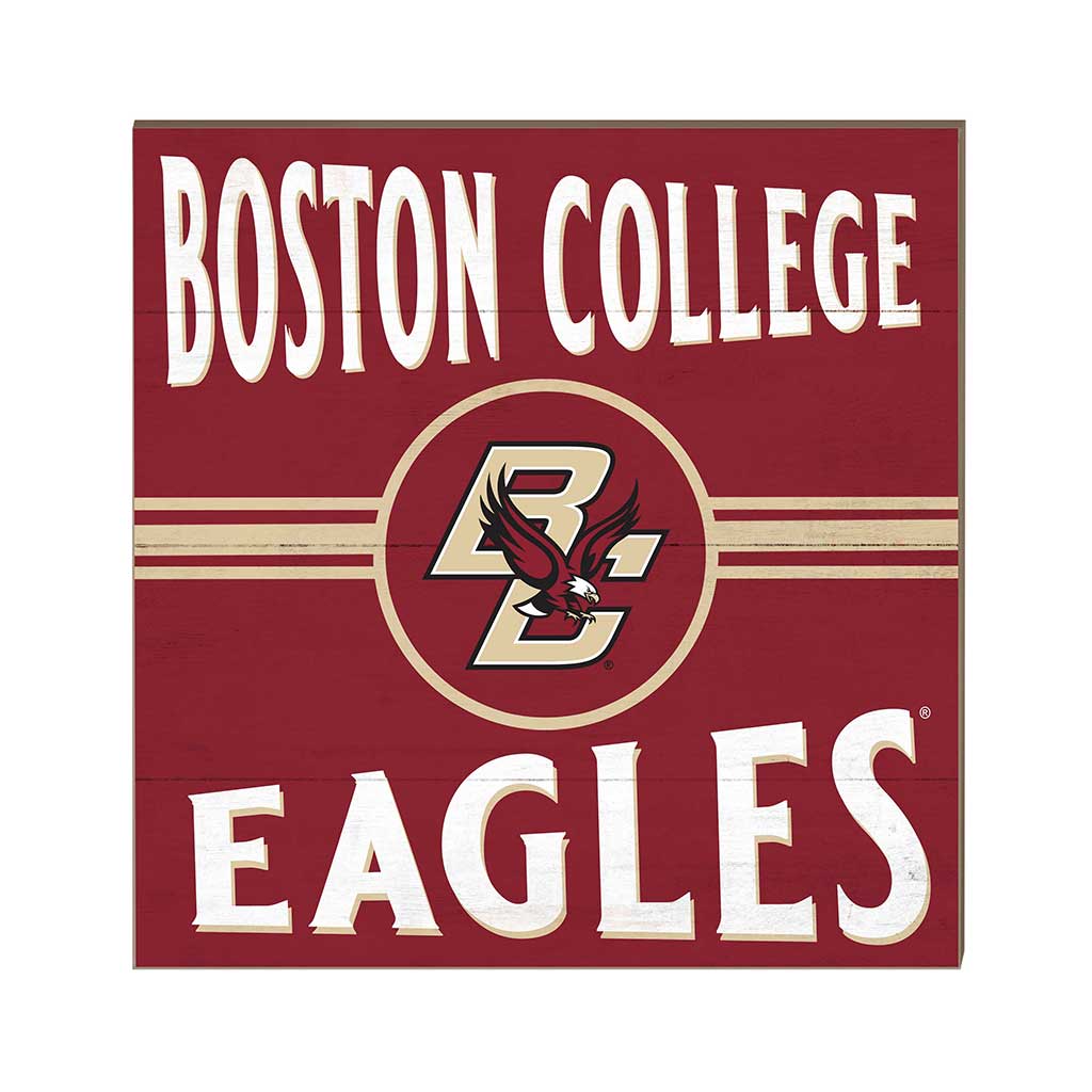 10x10 Retro Team Sign Boston College Eagles