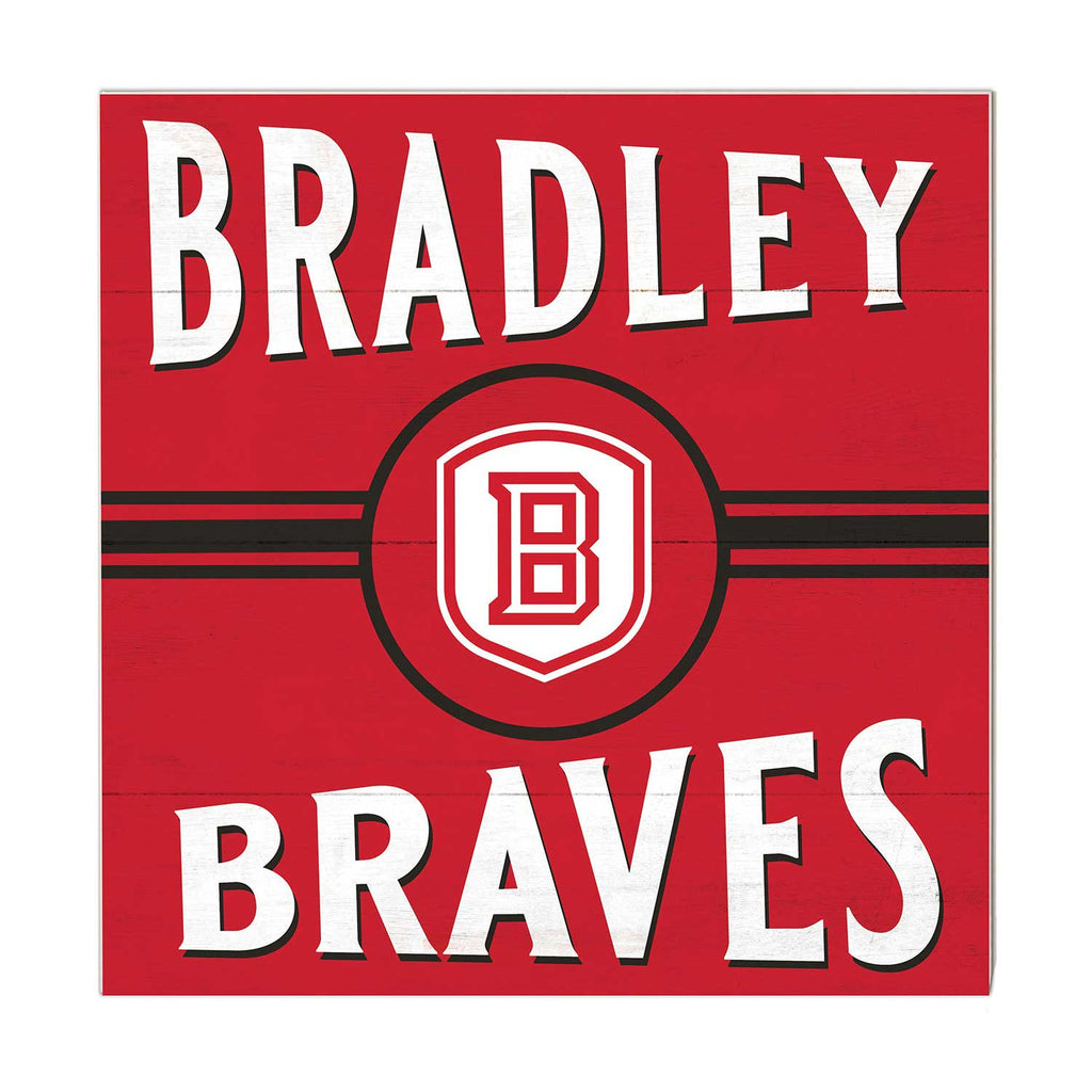 10x10 Retro Team Sign Bradley Braves