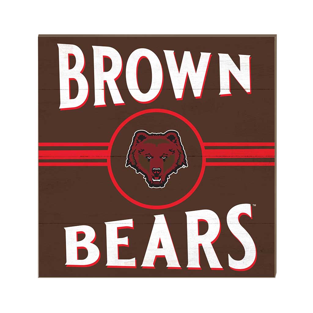 10x10 Retro Team Sign Brown Bears