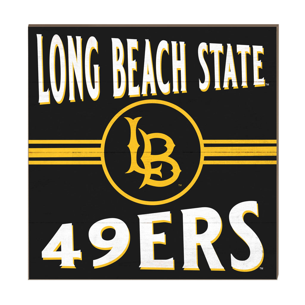 10x10 Retro Team Sign California State Long Beach 49ers