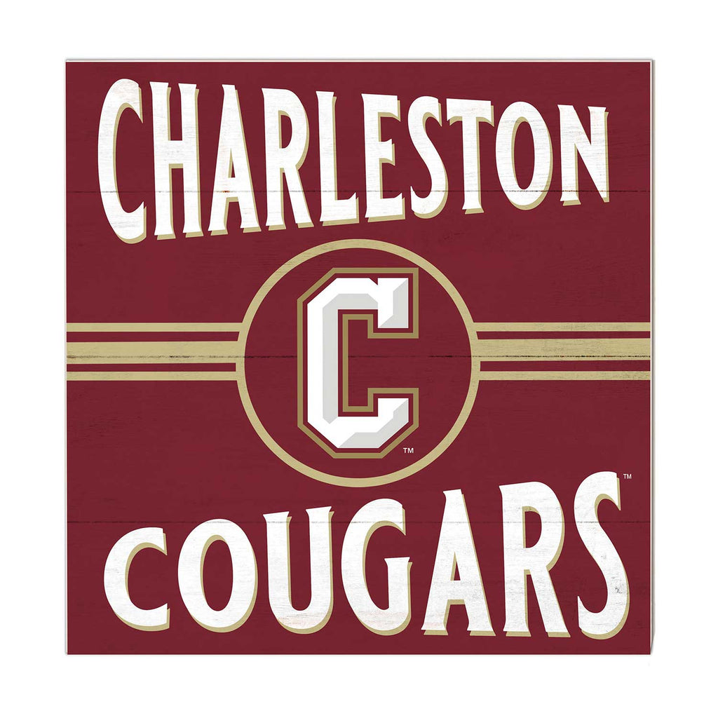 10x10 Retro Team Sign Charleston College Cougars
