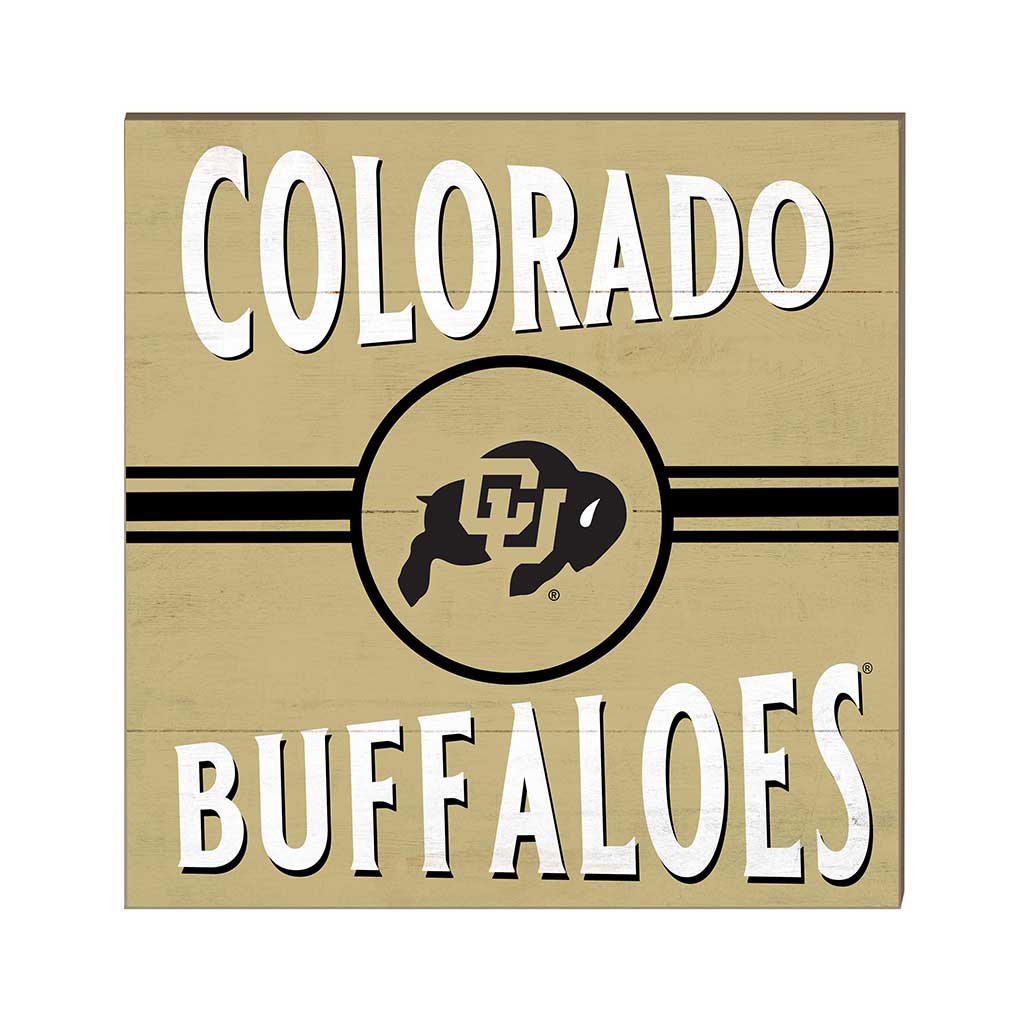 10x10 Retro Team Sign Colorado (Boulder) Buffaloes