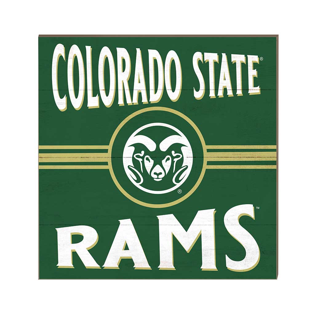 10x10 Retro Team Sign Colorado State-Ft. Collins Rams
