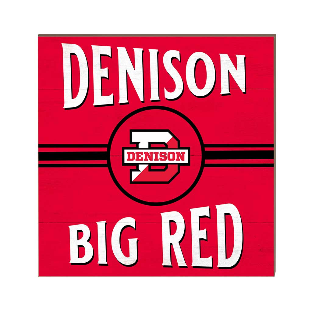 10x10 Retro Team Sign Denison Big Red