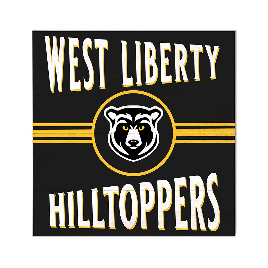 10x10 Retro Team Sign West Liberty University Hilltoppers