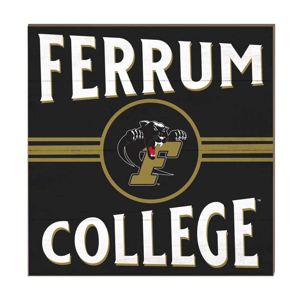 10x10 Retro Team Sign Furrum College Panthers