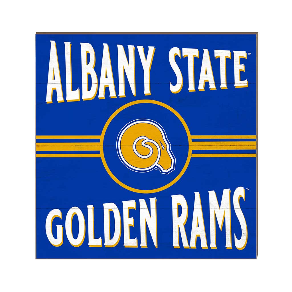 10x10 Retro Team Sign Albany State University Golden Rams