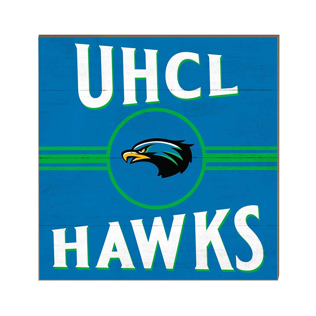 10x10 Retro Team Sign University of Houston - Clear Lake Hawks