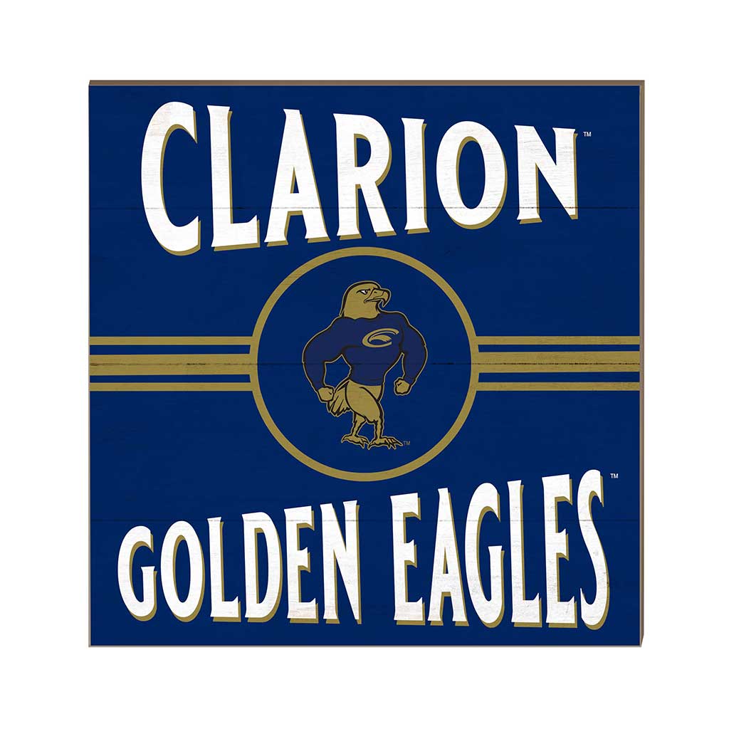 10x10 Retro Team Sign Clarion University Eagles