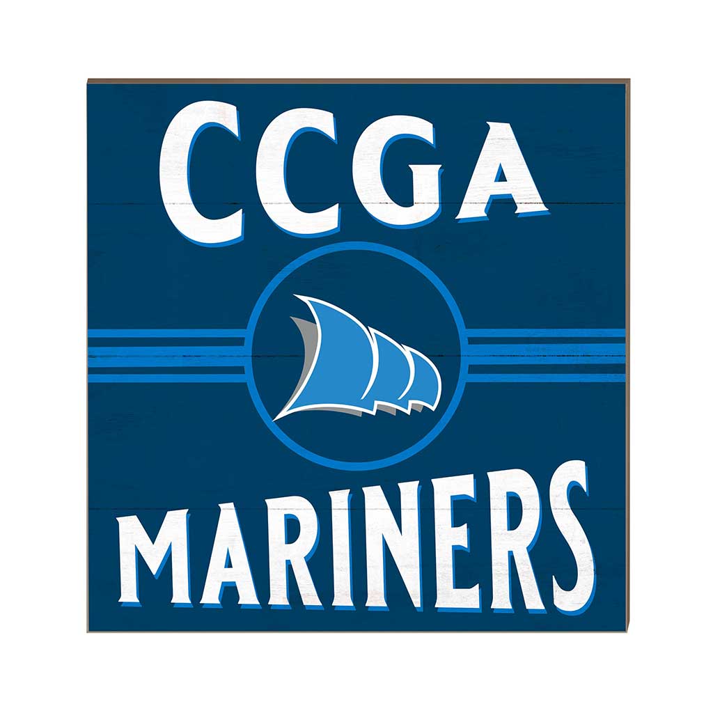 10x10 Retro Team Sign College of Coastal Georgia Mariners