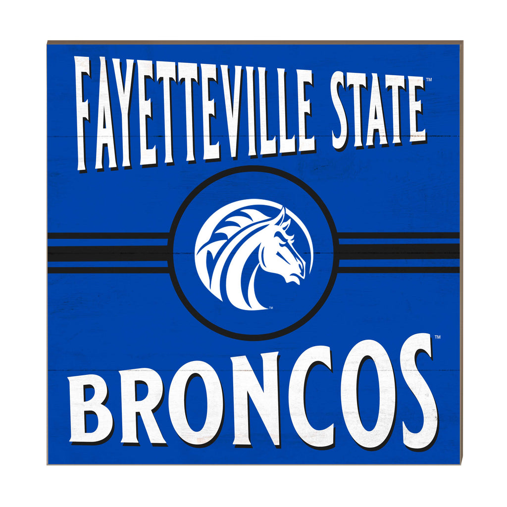 10x10 Retro Team Sign Fayetteville State Broncos