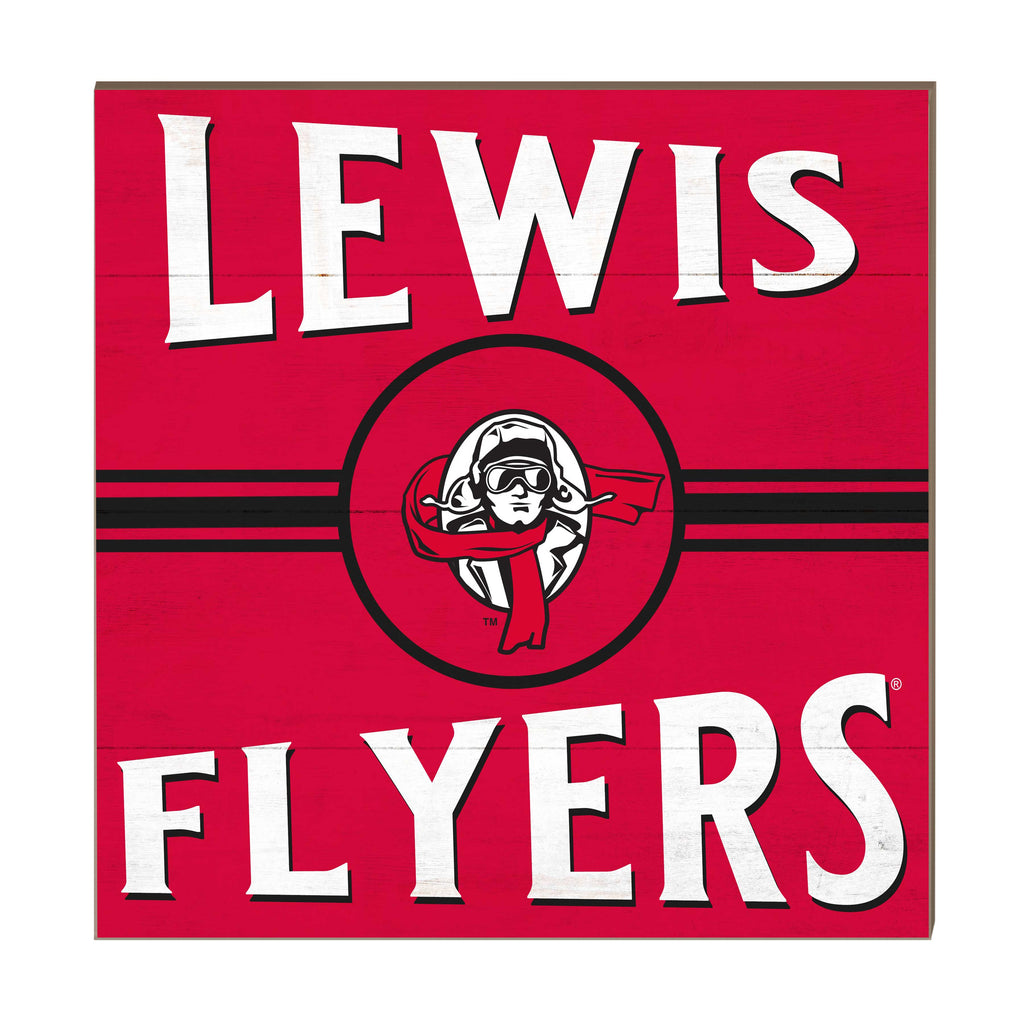 10x10 Retro Team Sign Lewis University Flyers