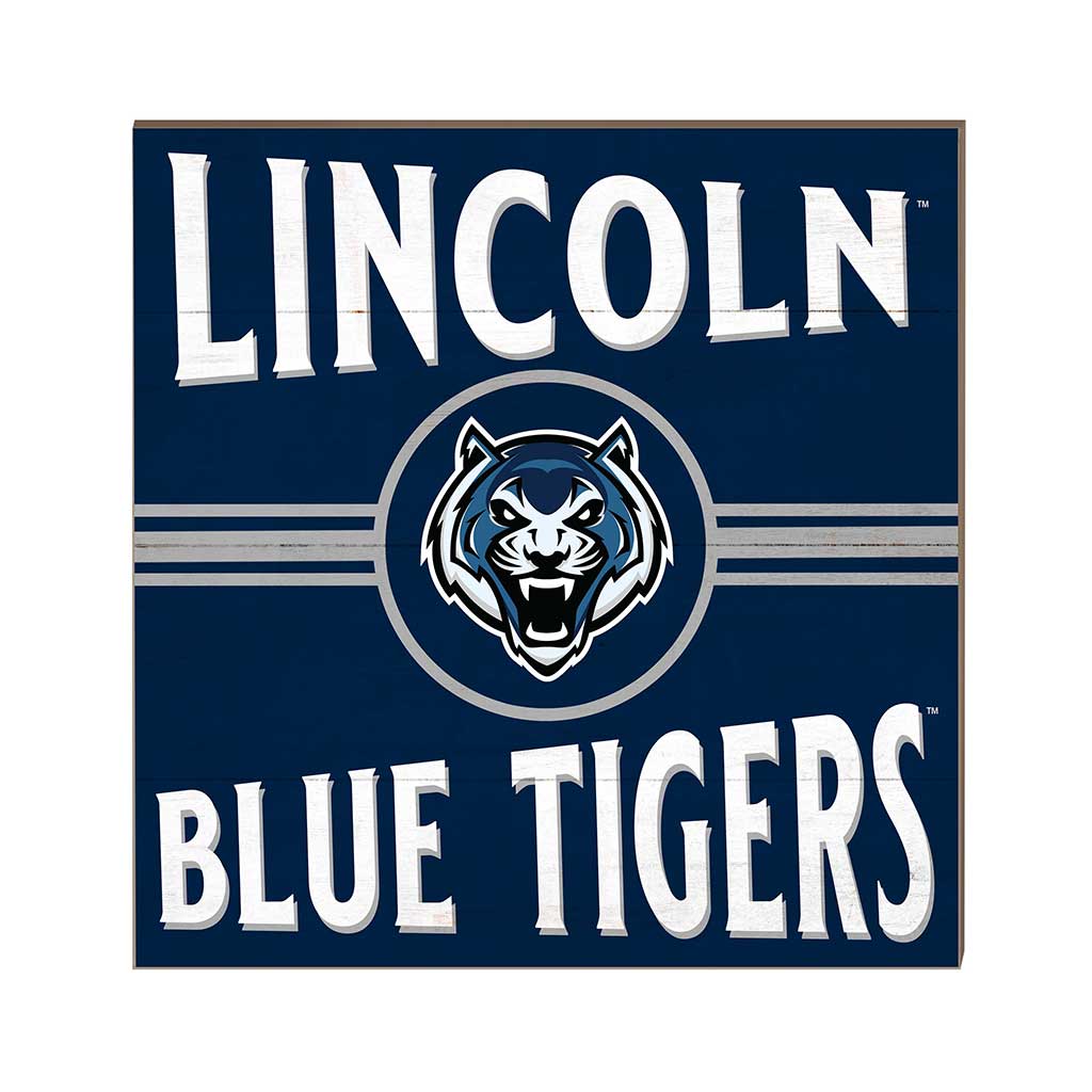 10x10 Retro Team Sign Lincoln University Blue Tigers