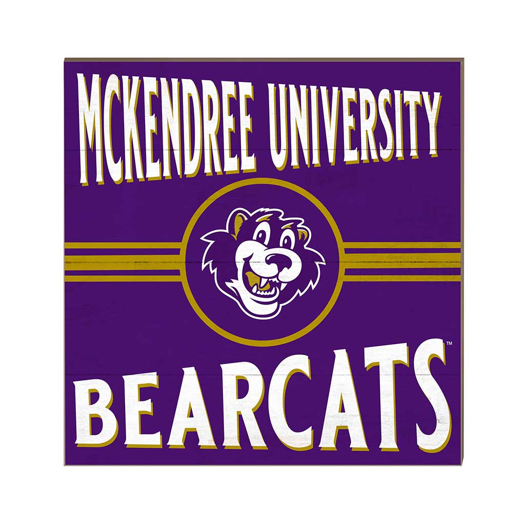 10x10 Retro Team Sign McKendree University Bearcats