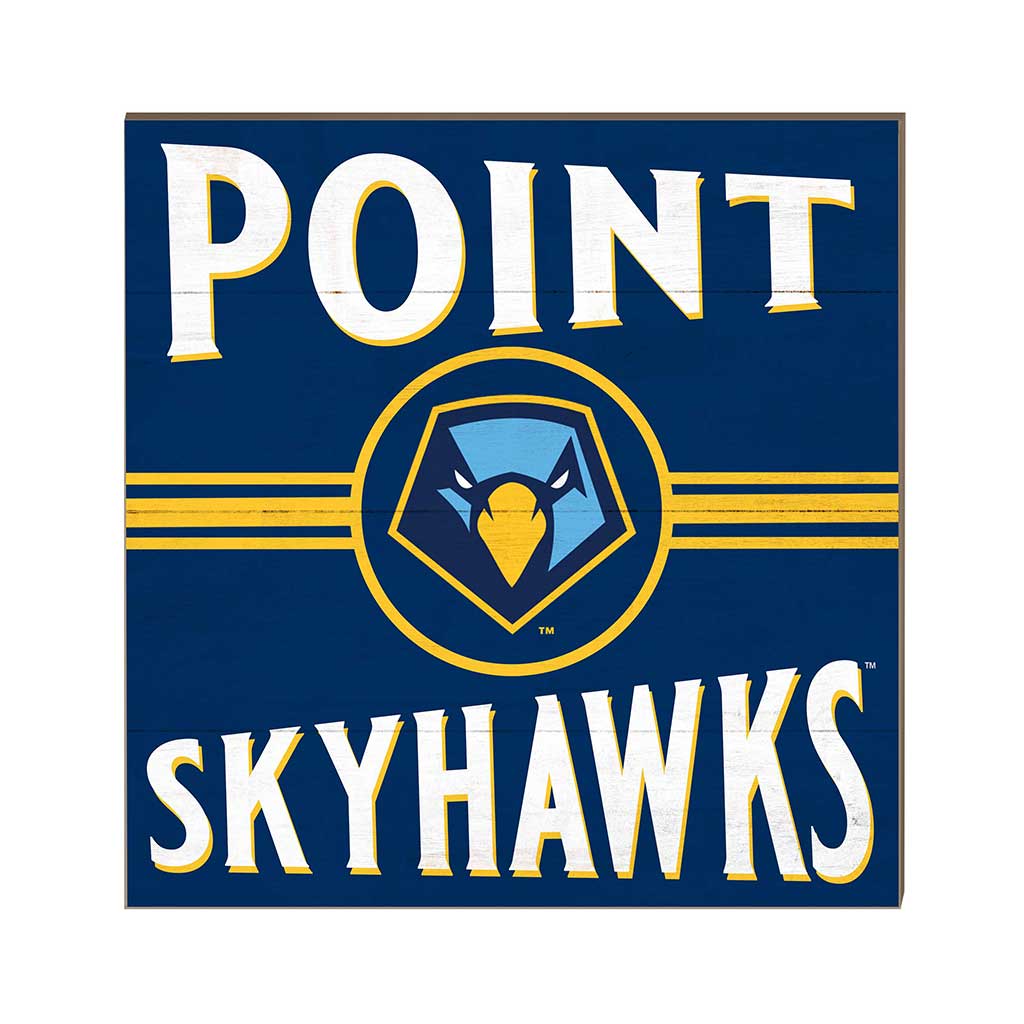 10x10 Retro Team Sign Point University Skyhawks