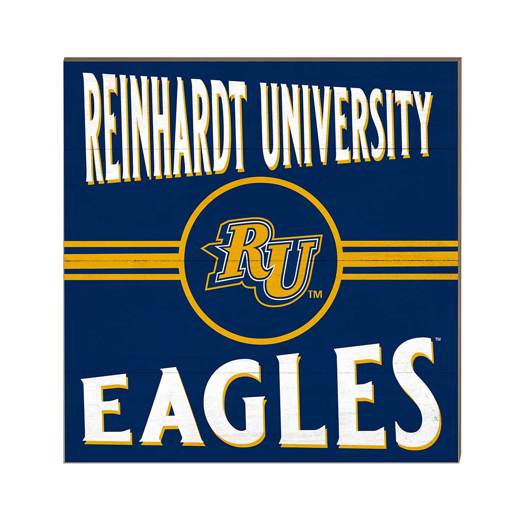 10x10 Retro Team Sign Reinhardt University Eagles