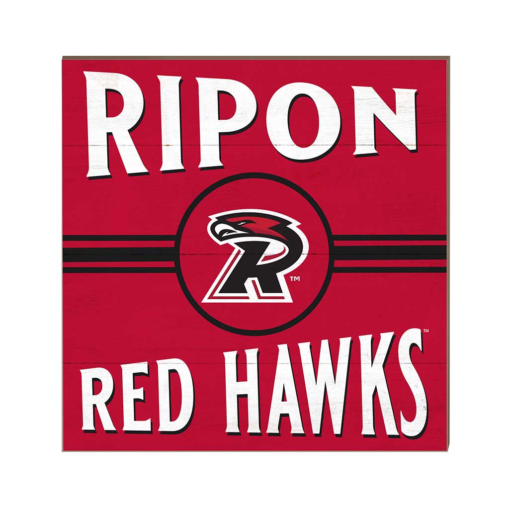 10x10 Retro Team Sign Ripon College Hawks