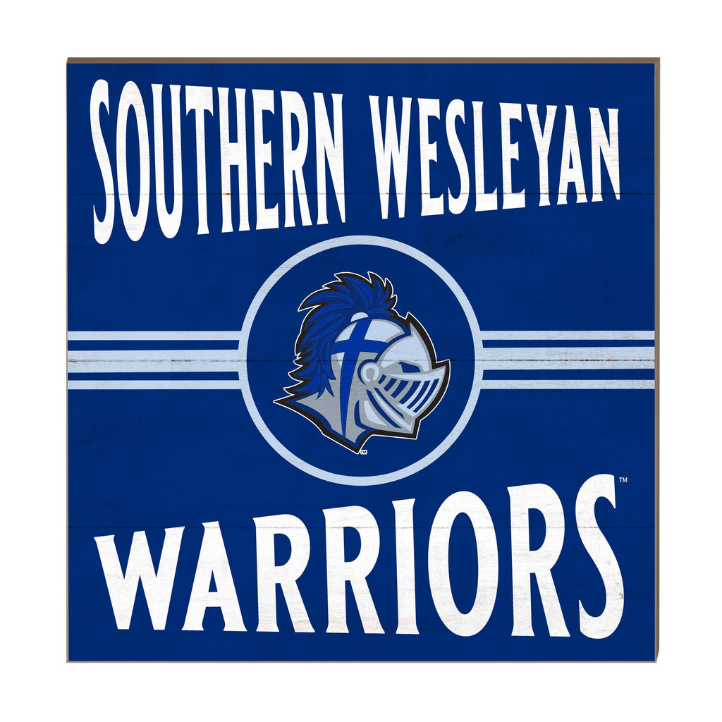 10x10 Retro Team Sign Southern Wesleyan Warriors