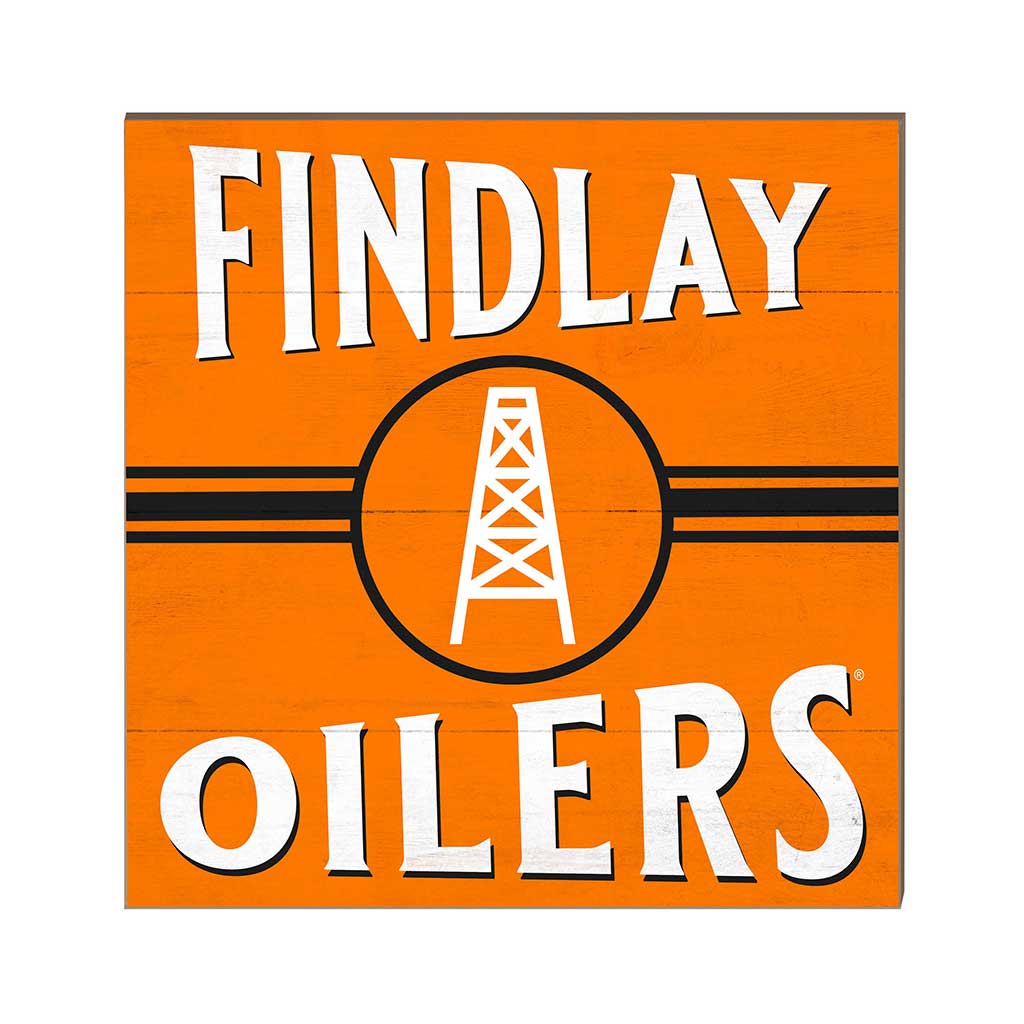 10x10 Retro Team Sign Findlay Oilers