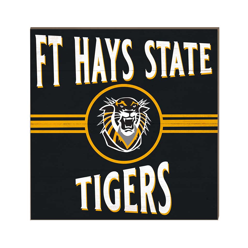 10x10 Retro Team Sign Fort Hays State Tigers