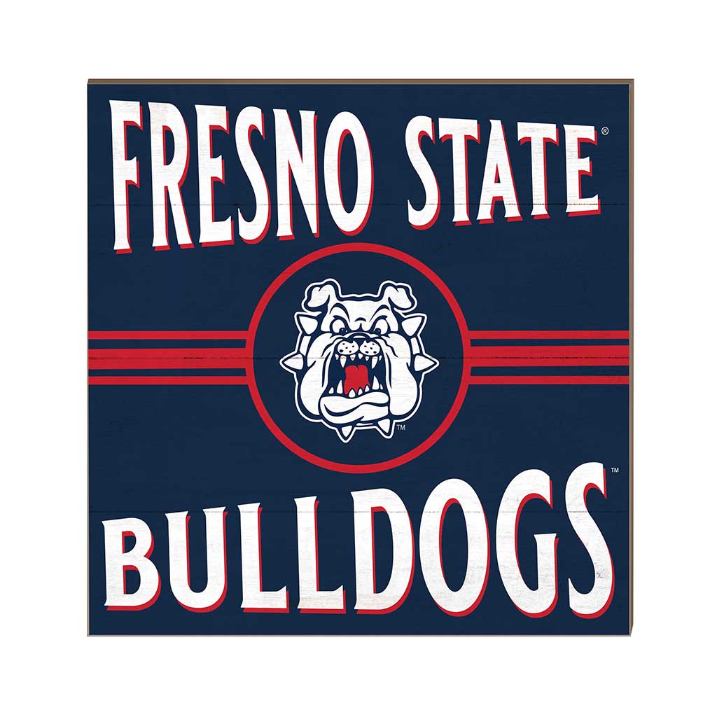 10x10 Retro Team Sign Fresno State Bulldogs