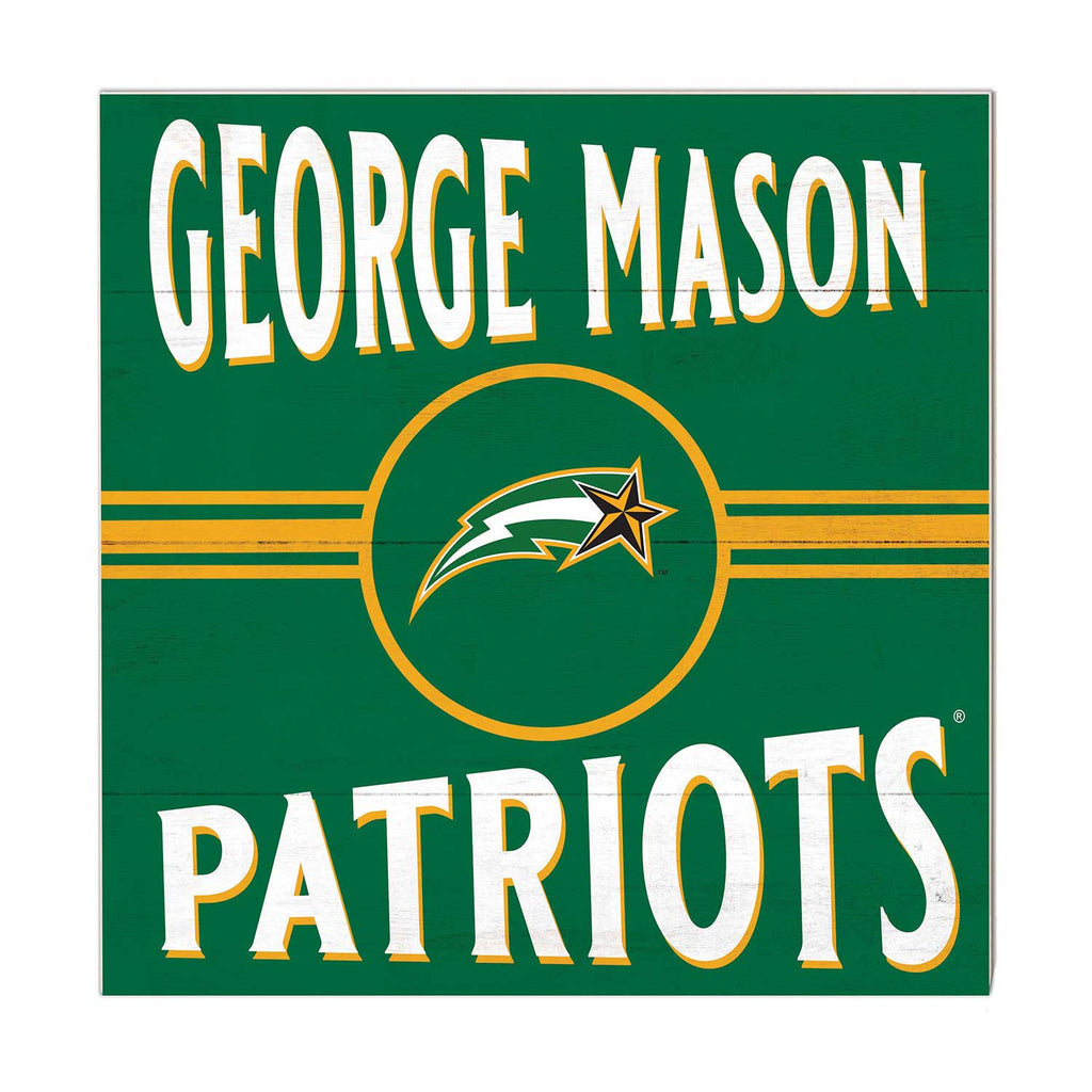 10x10 Retro Team Sign George Mason Patriots
