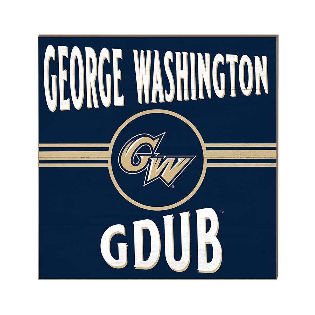 10x10 Retro Team Sign George Washington Univ Colonials