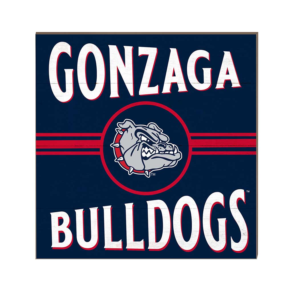 10x10 Retro Team Sign Gonzaga Bulldogs