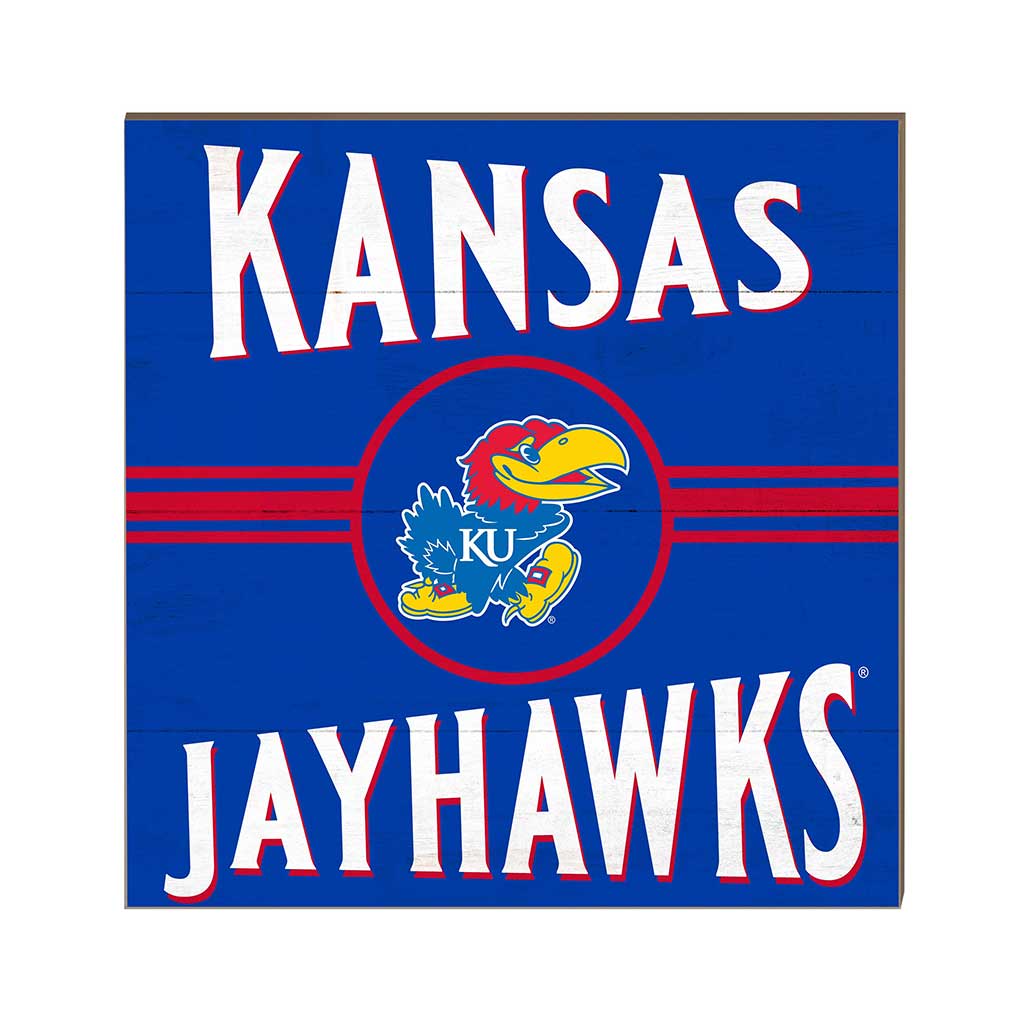 10x10 Retro Team Sign Kansas Jayhawks