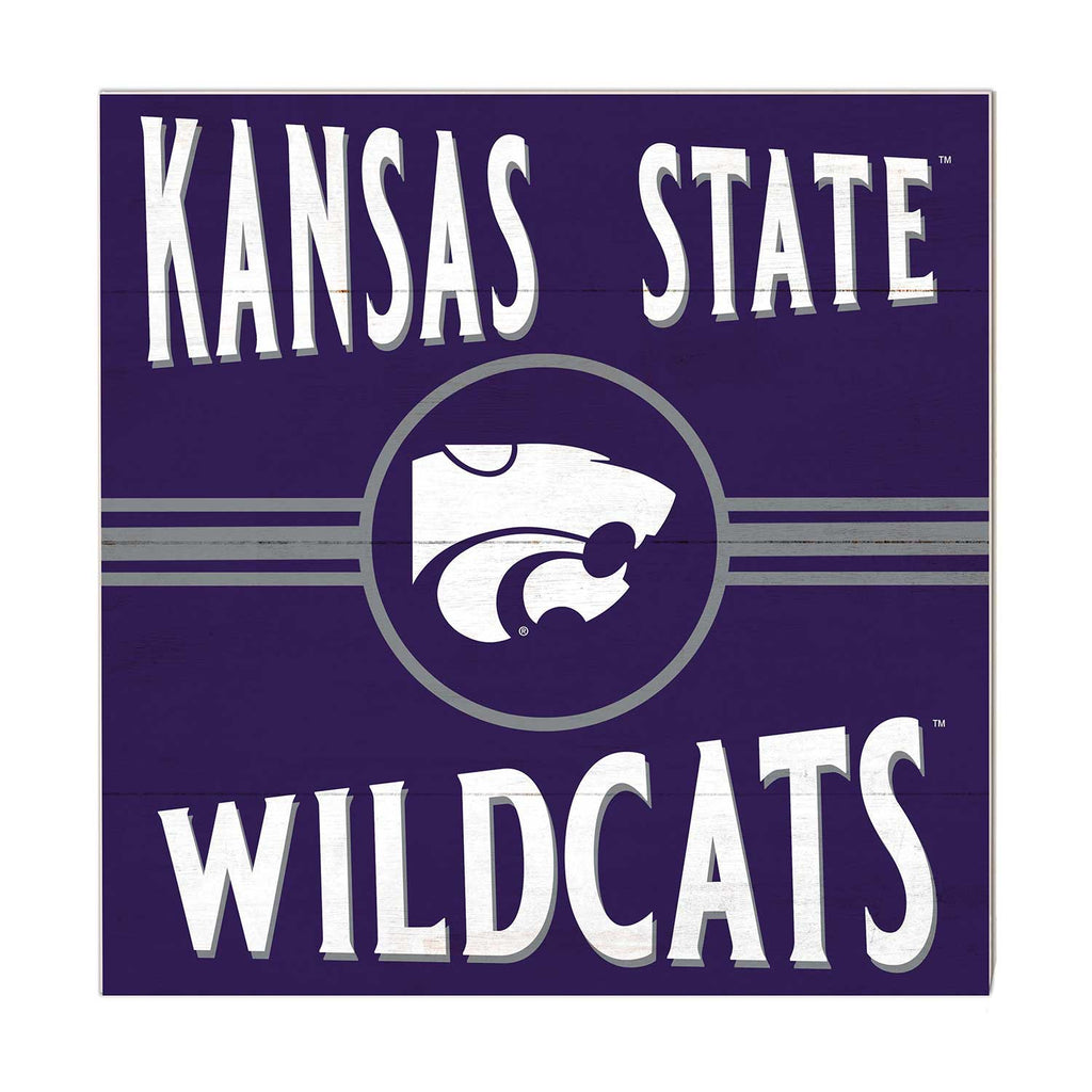 10x10 Retro Team Sign Kansas State Wildcats