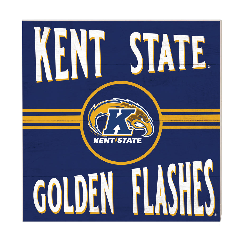 10x10 Retro Team Sign Kent State Golden Flashes