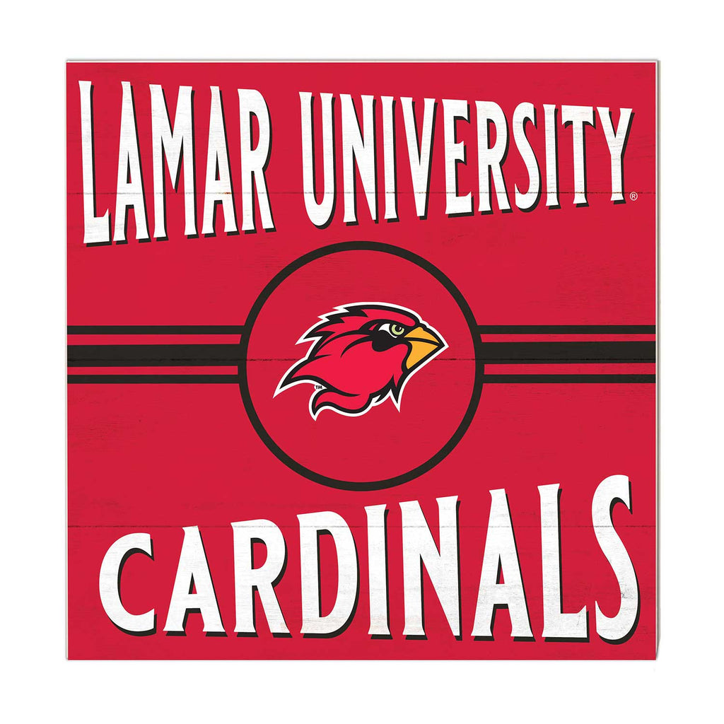 10x10 Retro Team Sign Lamar Cardinals