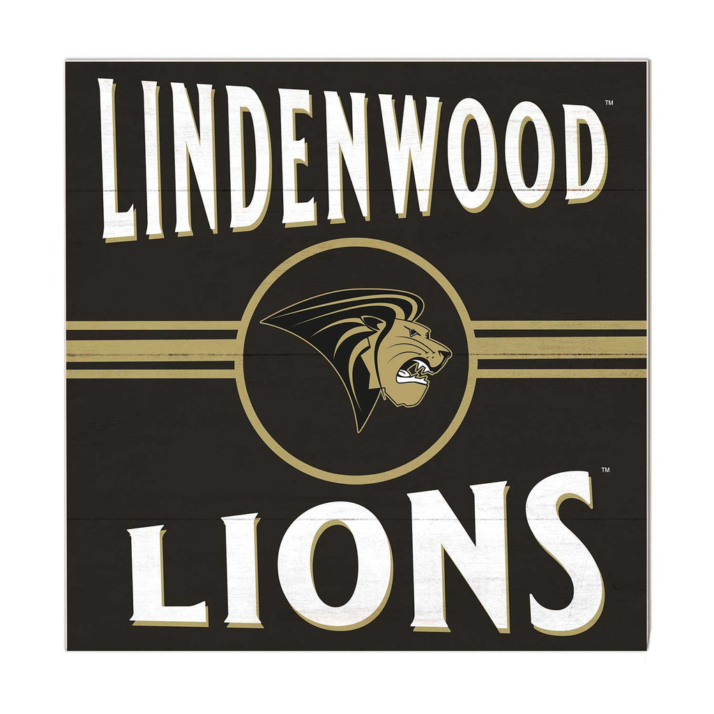 10x10 Retro Team Sign Lindenwood Lions