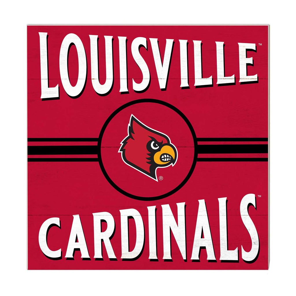 10x10 Retro Team Sign Louisville Cardinals