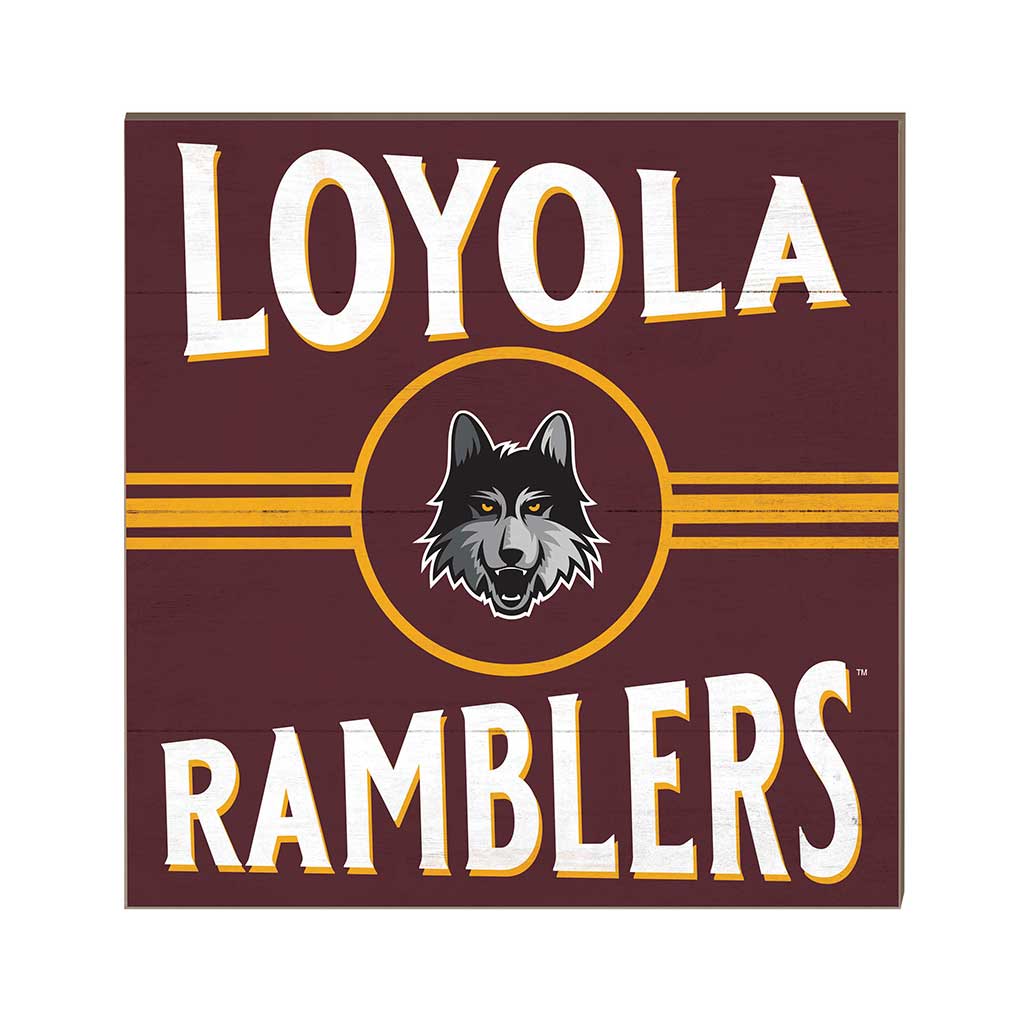 10x10 Retro Team Sign Loyola Chicago Ramblers