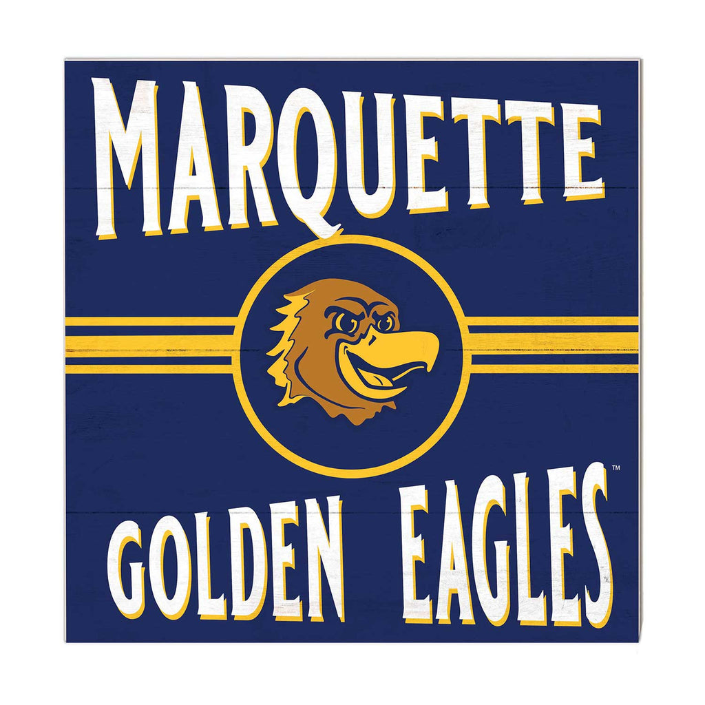 10x10 Retro Team Sign Marquette Golden Eagles