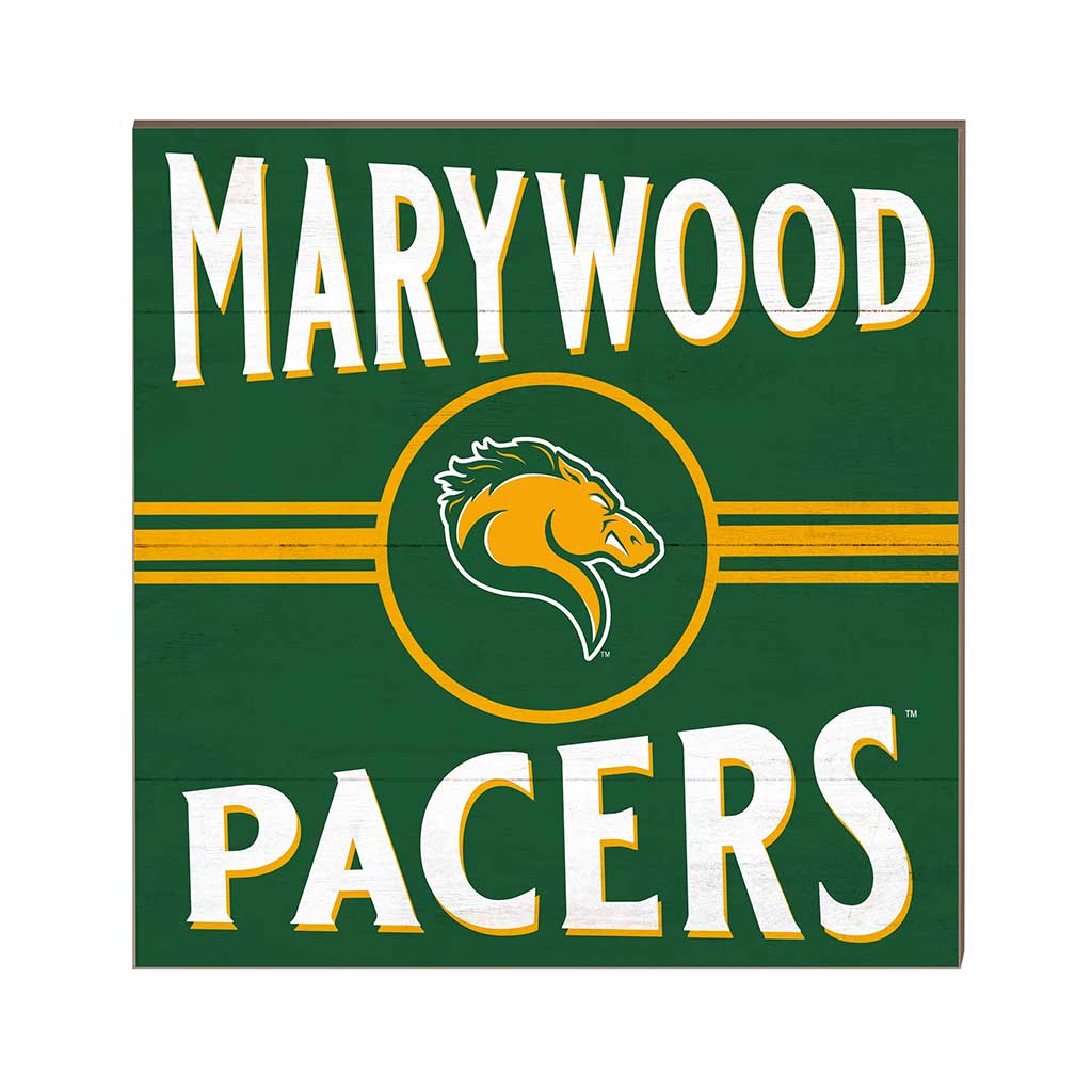 10x10 Retro Team Sign Marywood University Pacers