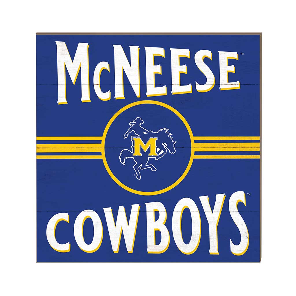 10x10 Retro Team Sign McNeese State Cowboys