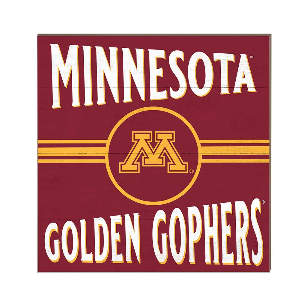 10x10 Retro Team Sign Minnesota Golden Gophers