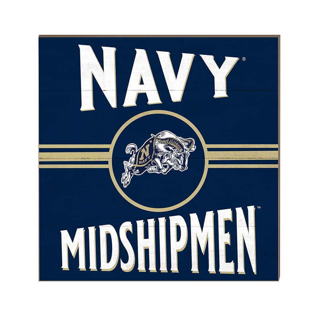 10x10 Retro Team Sign Naval Academy Midshipmen