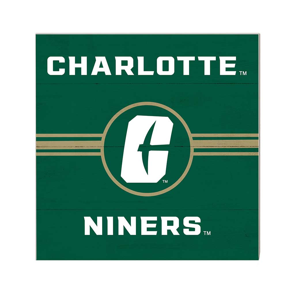 10x10 Retro Team Sign North Carolina (Charlotte) 49ers