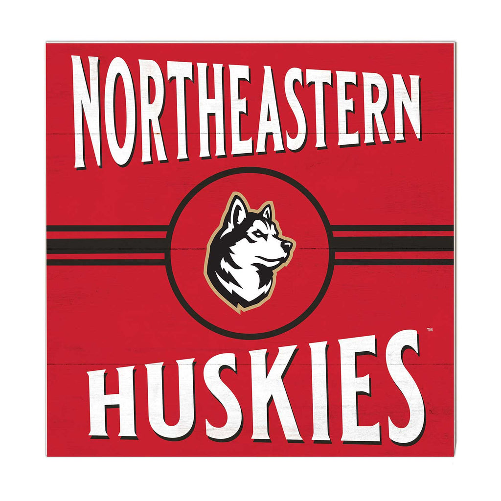 10x10 Retro Team Sign Northeastern Huskies