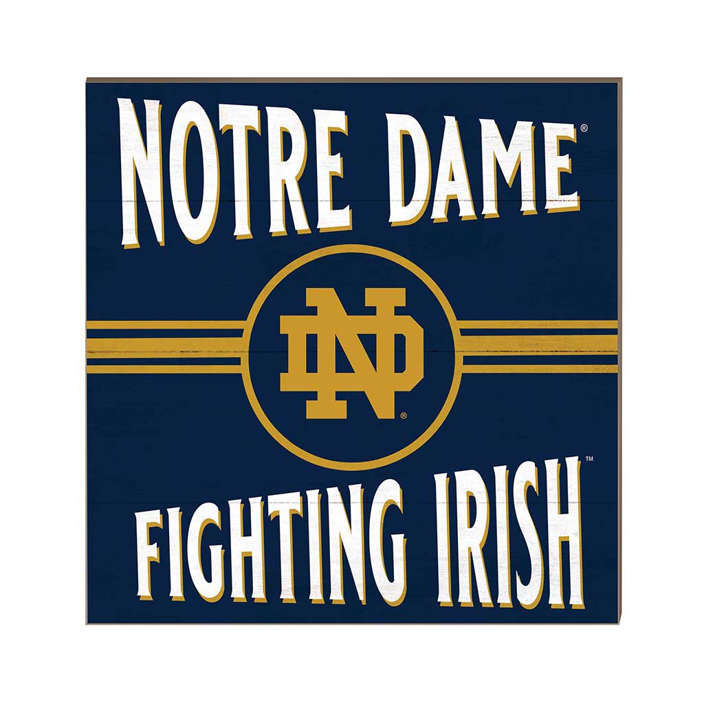 10x10 Retro Team Sign Notre Dame Fighting Irish