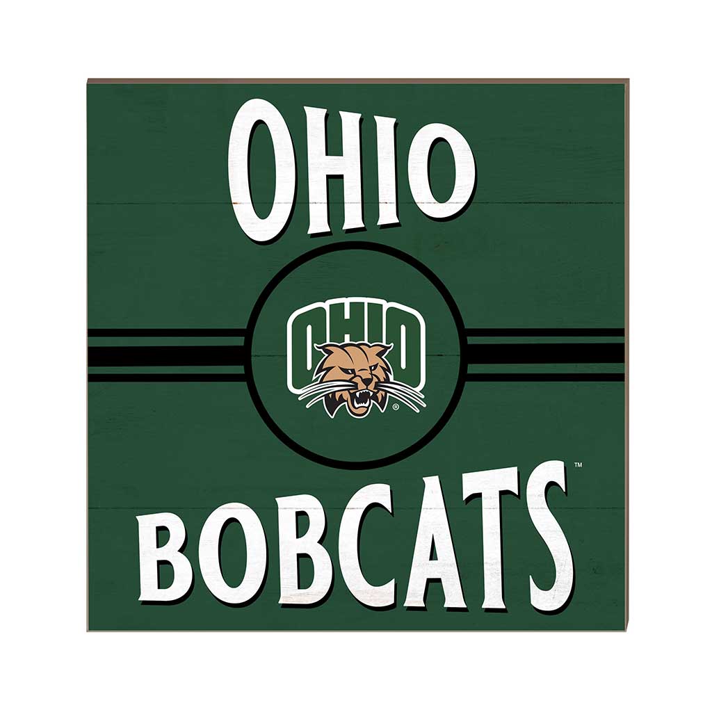 10x10 Retro Team Sign Ohio Univ Bobcats