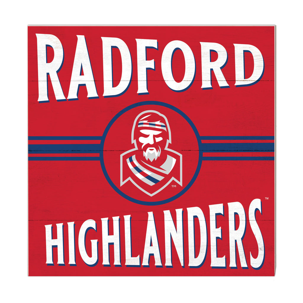 10x10 Retro Team Sign Radford Highlanders