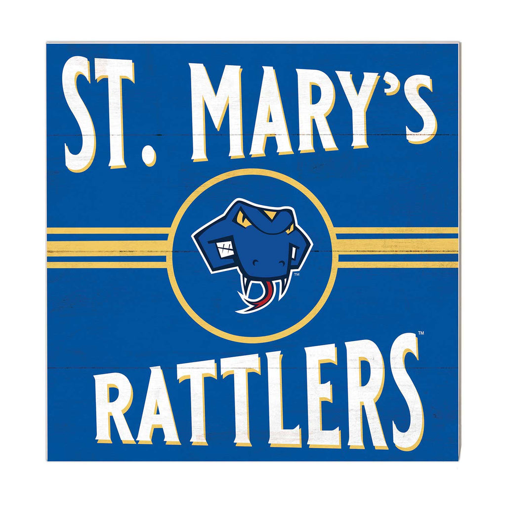 10x10 Retro Team Sign St Mary's (San Antonio) Rattlers